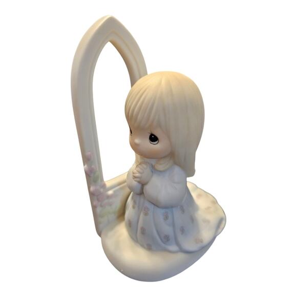 Precious Moments O Worship The Lord 1985 Ceramic Figurine 100064 - Picture 6 of 7